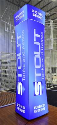 A proud example of our work! Shop confidently at www.xyzDisplays.com knowing you are getting the best prices and excellent service!