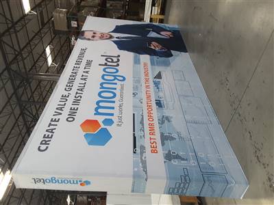 A proud example of our work! Shop confidently at www.xyzDisplays.com knowing you are getting the best prices and excellent service!