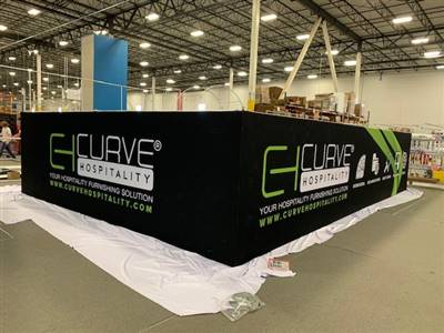 A proud example of our work! Shop confidently at www.xyzDisplays.com knowing you are getting the best prices and excellent service!