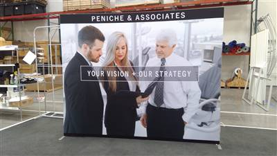 A proud example of our work! Shop confidently at www.xyzDisplays.com knowing you are getting the best prices and excellent service!