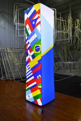 A proud example of our work! Shop confidently at www.xyzDisplays.com knowing you are getting the best prices and excellent service!