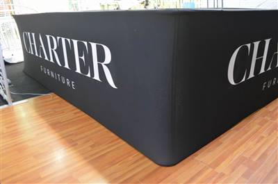A proud example of our work! Shop confidently at www.xyzDisplays.com knowing you are getting the best prices and excellent service!