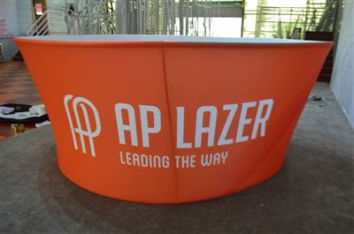 A proud example of our work! Shop confidently at www.xyzDisplays.com knowing you are getting the best prices and excellent service!