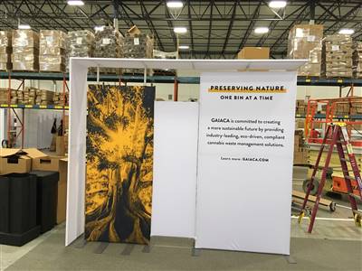 A proud example of our work! Shop confidently at www.xyzDisplays.com knowing you are getting the best prices and excellent service!