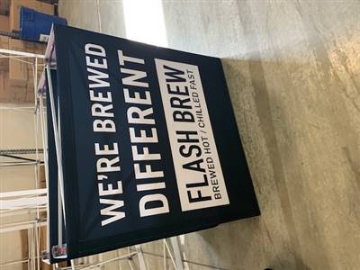 A proud example of our work! Shop confidently at www.xyzDisplays.com knowing you are getting the best prices and excellent service!