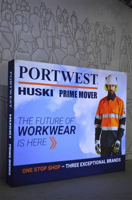A proud example of our work! Shop confidently at www.xyzDisplays.com knowing you are getting the best prices and excellent service!
