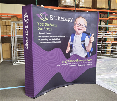 A proud example of our work! Shop confidently at www.xyzDisplays.com knowing you are getting the best prices and excellent service!