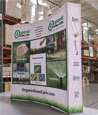 A proud example of our work! Shop confidently at www.xyzDisplays.com knowing you are getting the best prices and excellent service!