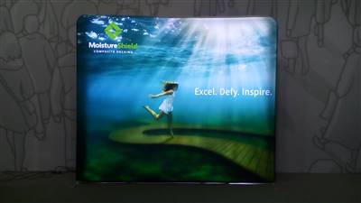 A proud example of our work! Shop confidently at www.xyzDisplays.com knowing you are getting the best prices and excellent service!