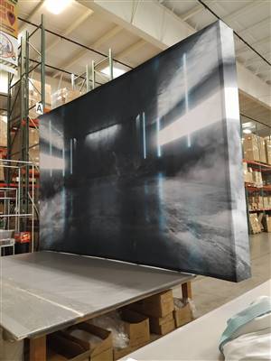 A proud example of our work! Shop confidently at www.xyzDisplays.com knowing you are getting the best prices and excellent service!