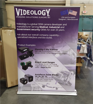 A proud example of our work! Shop confidently at www.xyzDisplays.com knowing you are getting the best prices and excellent service!