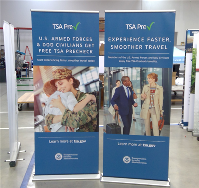 A proud example of our work! Shop confidently at www.xyzDisplays.com knowing you are getting the best prices and excellent service!