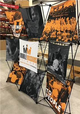 A proud example of our work! Shop confidently at www.xyzDisplays.com knowing you are getting the best prices and excellent service!