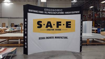 A proud example of our work! Shop confidently at www.xyzDisplays.com knowing you are getting the best prices and excellent service!