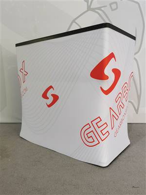 A proud example of our work! Shop confidently at www.xyzDisplays.com knowing you are getting the best prices and excellent service!