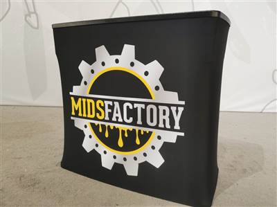 A proud example of our work! Shop confidently at www.xyzDisplays.com knowing you are getting the best prices and excellent service!