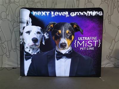 A proud example of our work! Shop confidently at www.xyzDisplays.com knowing you are getting the best prices and excellent service!