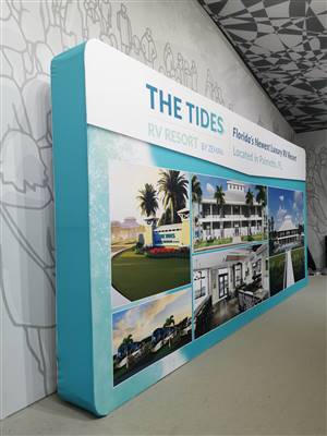 A proud example of our work! Shop confidently at www.xyzDisplays.com knowing you are getting the best prices and excellent service!