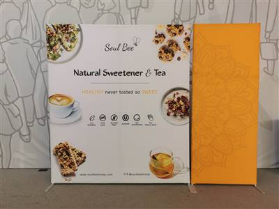 A proud example of our work! Shop confidently at www.xyzDisplays.com knowing you are getting the best prices and excellent service!