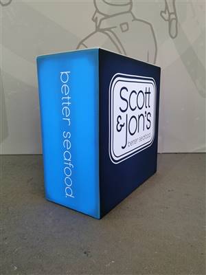 A proud example of our work! Shop confidently at www.xyzDisplays.com knowing you are getting the best prices and excellent service!