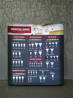 A proud example of our work! Shop confidently at www.xyzDisplays.com knowing you are getting the best prices and excellent service!