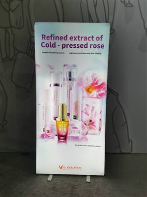 A proud example of our work! Shop confidently at www.xyzDisplays.com knowing you are getting the best prices and excellent service!