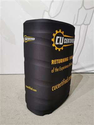 A proud example of our work! Shop confidently at www.xyzDisplays.com knowing you are getting the best prices and excellent service!