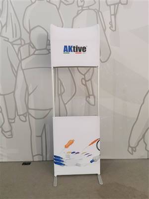 A proud example of our work! Shop confidently at www.xyzDisplays.com knowing you are getting the best prices and excellent service!