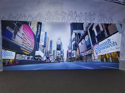 A proud example of our work! Shop confidently at www.xyzDisplays.com knowing you are getting the best prices and excellent service!