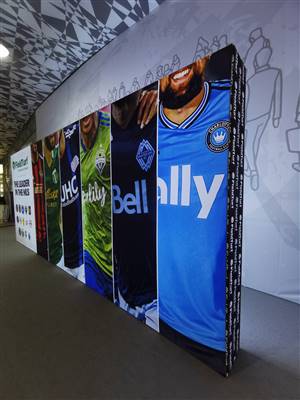A proud example of our work! Shop confidently at www.xyzDisplays.com knowing you are getting the best prices and excellent service!
