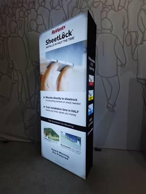 A proud example of our work! Shop confidently at www.xyzDisplays.com knowing you are getting the best prices and excellent service!