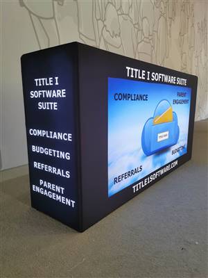 A proud example of our work! Shop confidently at www.xyzDisplays.com knowing you are getting the best prices and excellent service!